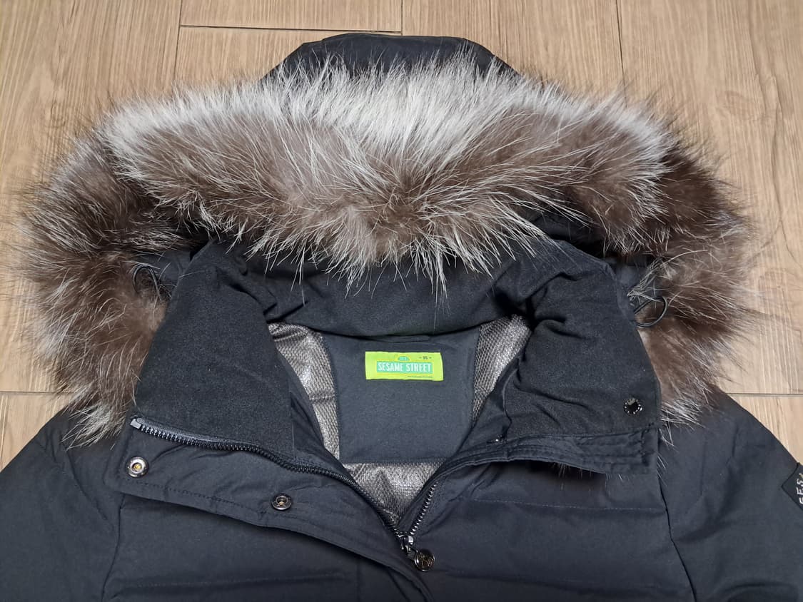 세사미스트리트 폭스퍼 롱패딩 95 상품이미지4