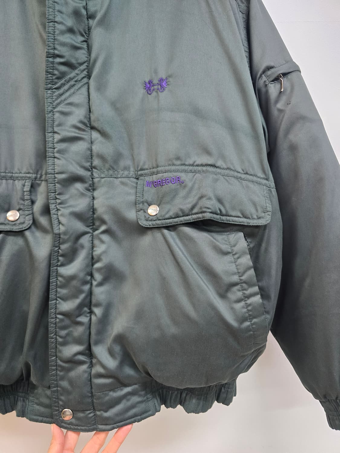 90's 맥그리거 올드스쿨 리버시블 다운패딩 상품이미지7