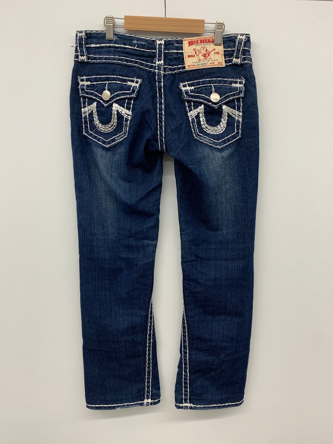 트루릴리젼 진청 화이트 스티치 데님 상품이미지5