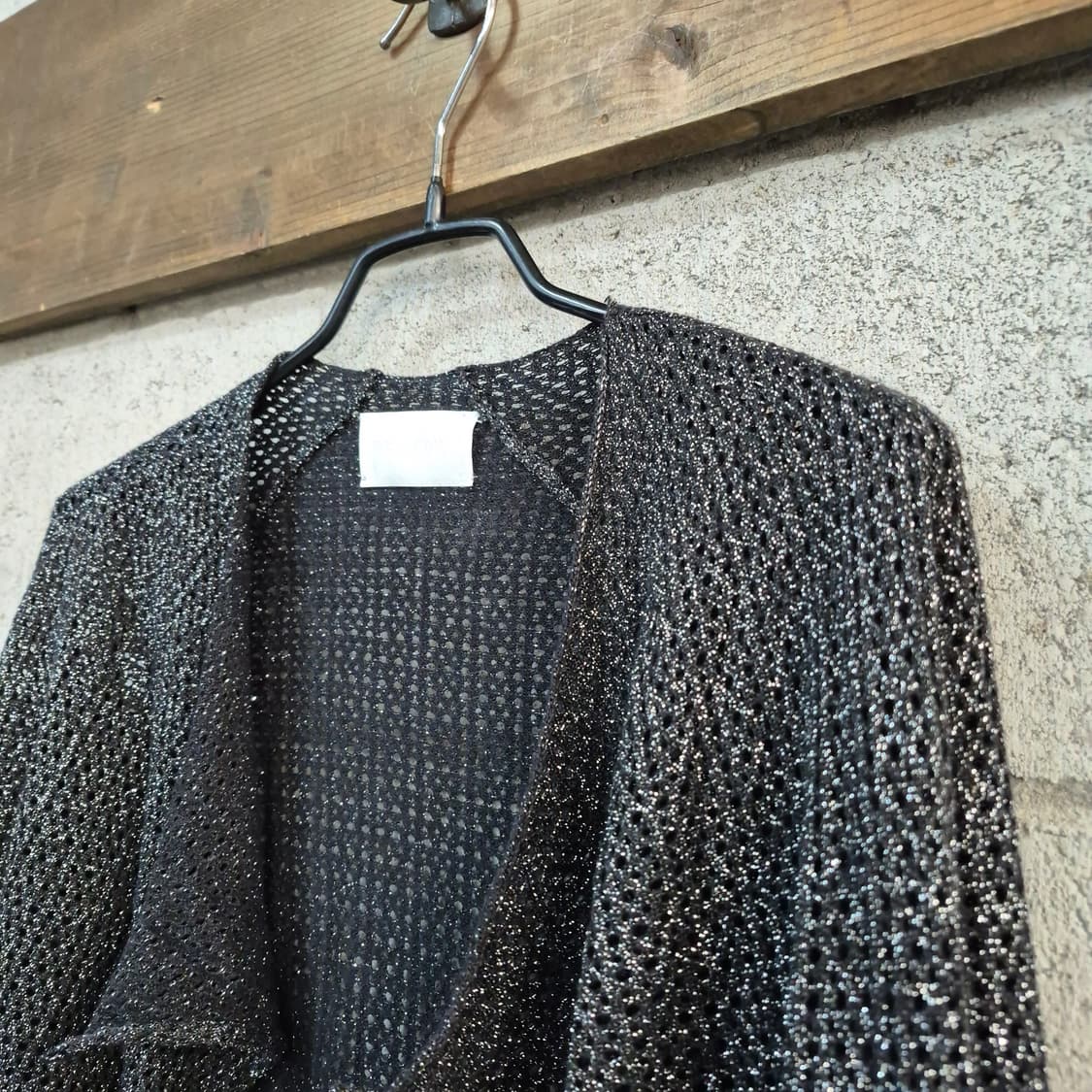 쟈딕앤볼테르 다프네 메탈릭 오픈 프런트 가디건 상품이미지4