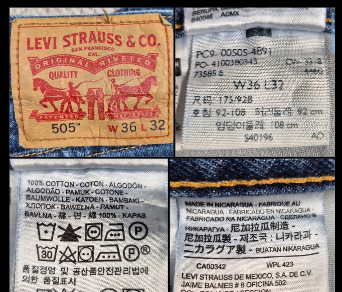 리바이스 505  (p72) 상품이미지8