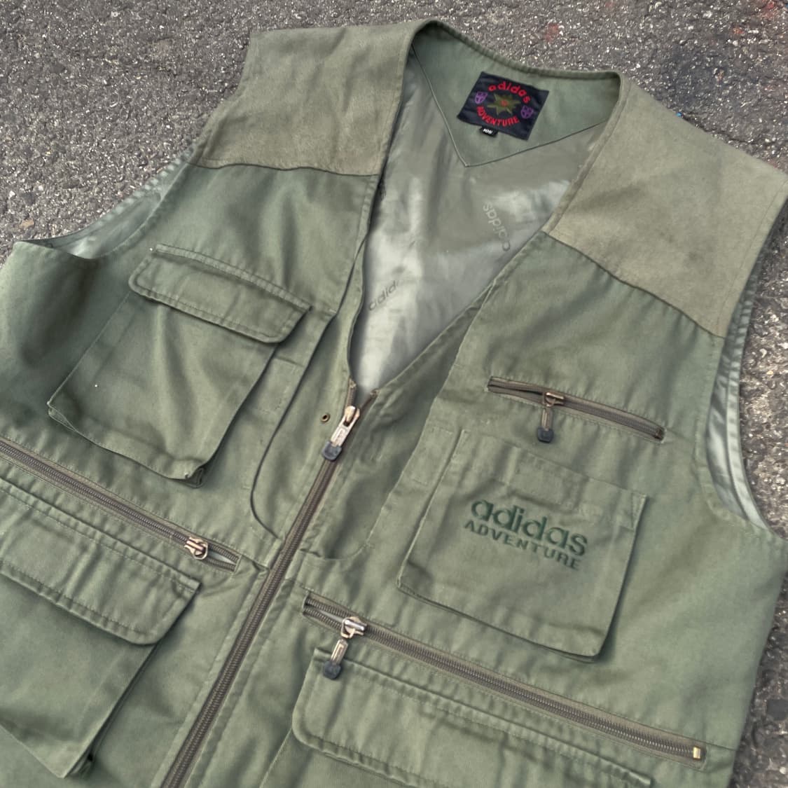 90s 아디다스 재우교역 올드스쿨 유틸리티 멀티포켓 베스트 조끼 105 상품이미지3