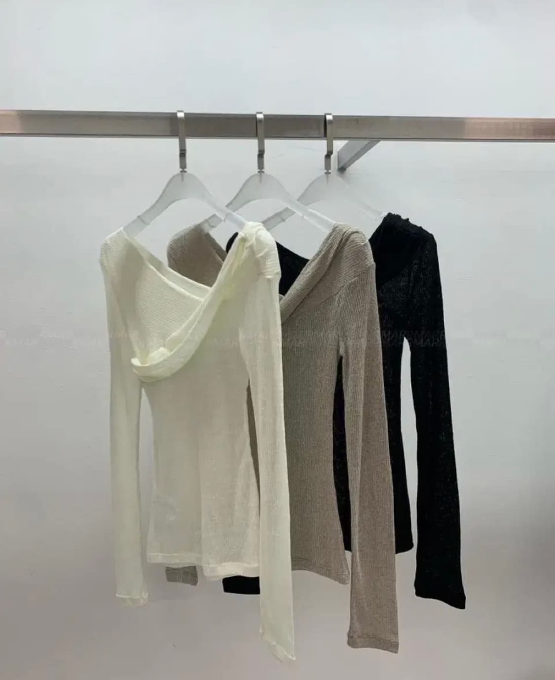 Wearable 웨어러블 쉬어골지 티 상품이미지4