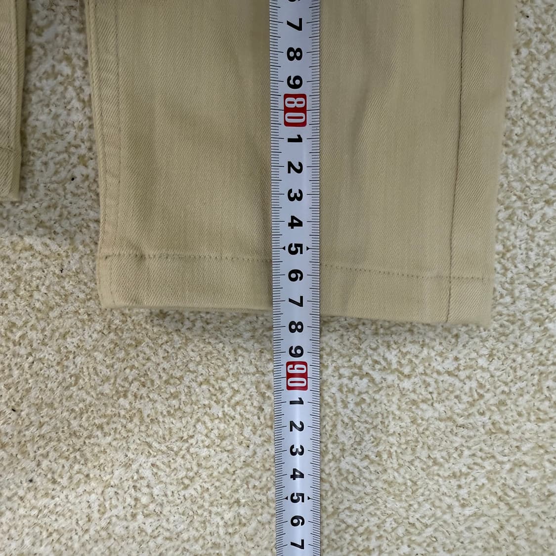 [S] 베라왕 VERAWANG 여성 베이지 코튼팬츠 1231T1 상품이미지8