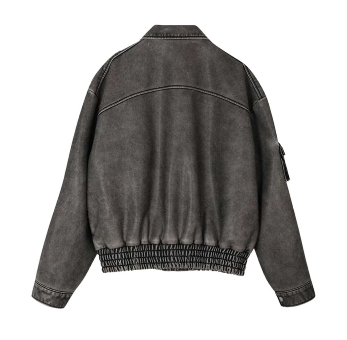 보헤미안 서울 레더 봄버 점퍼 상품이미지2