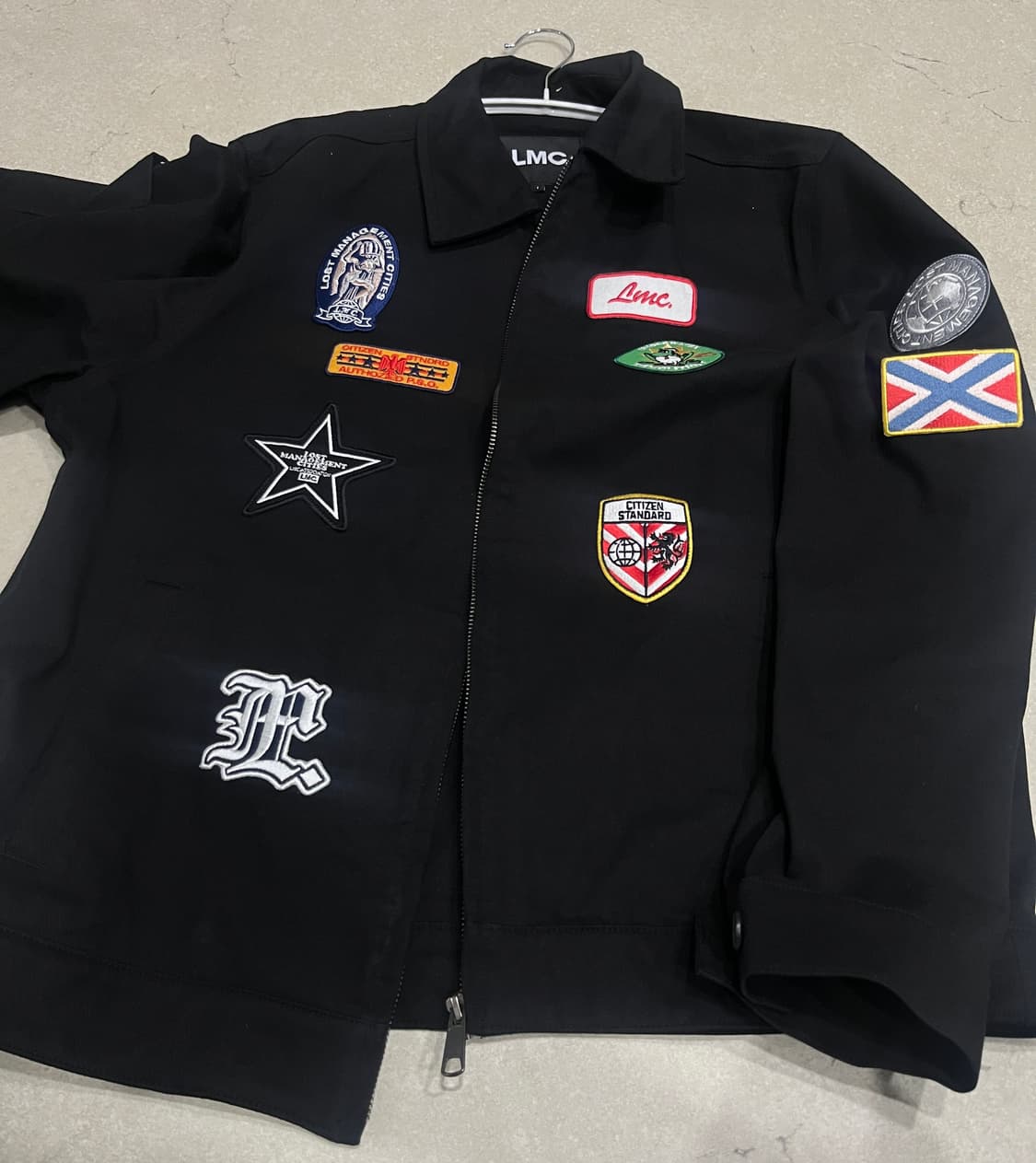 LMC 패치 워크 자켓 블랙 상품이미지7