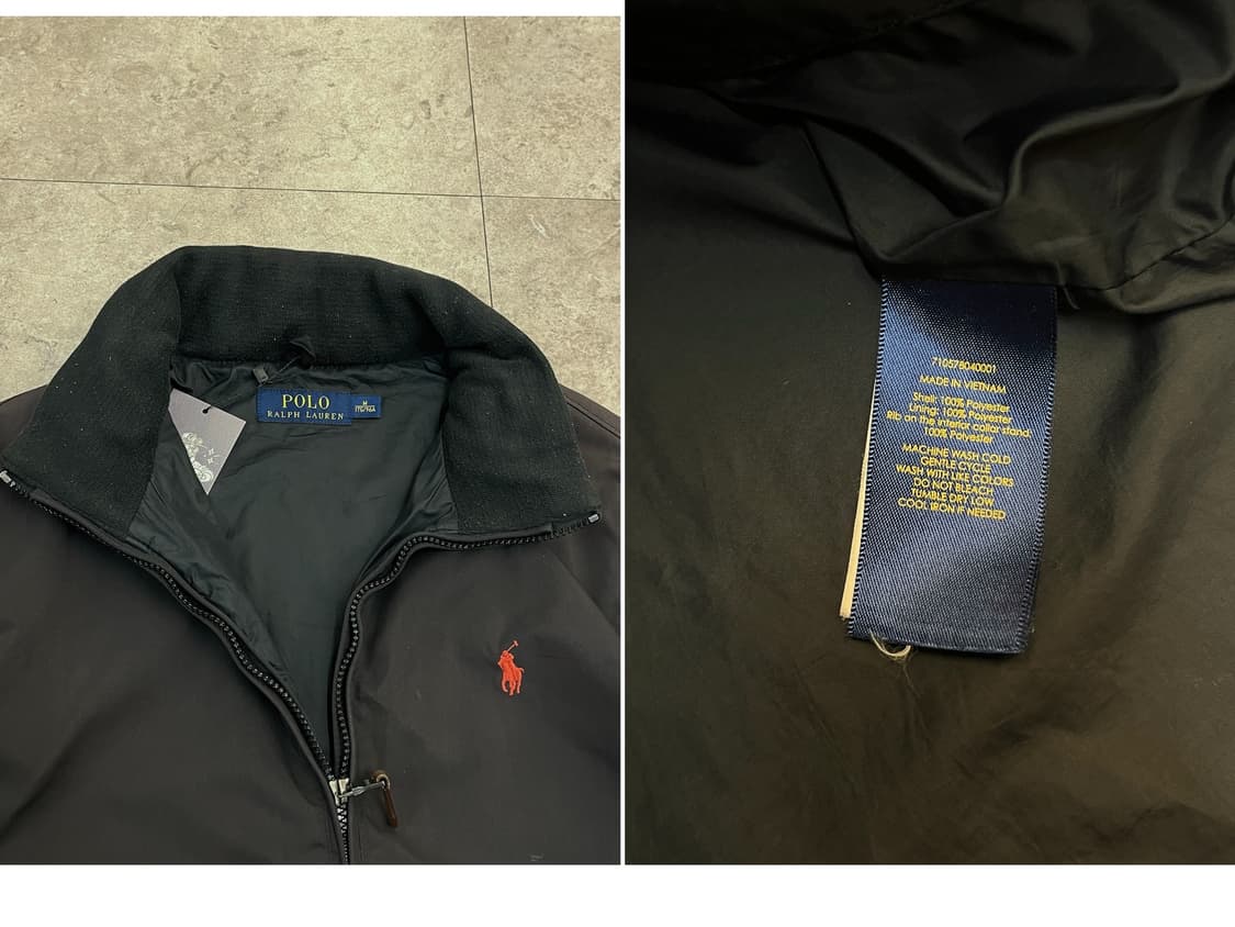 폴로 랄프로렌 집업 자켓 블랙 M #csz2212 상품이미지4