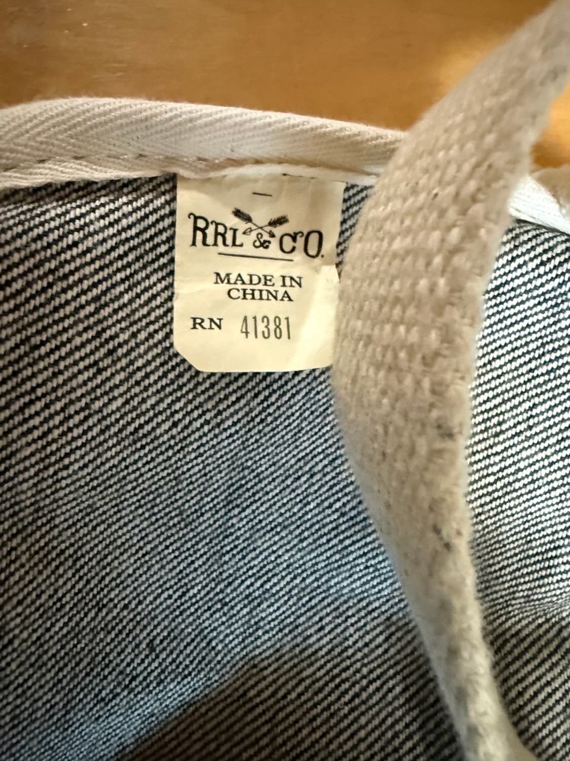 RRL 인디고 데님 토트백 상품이미지7