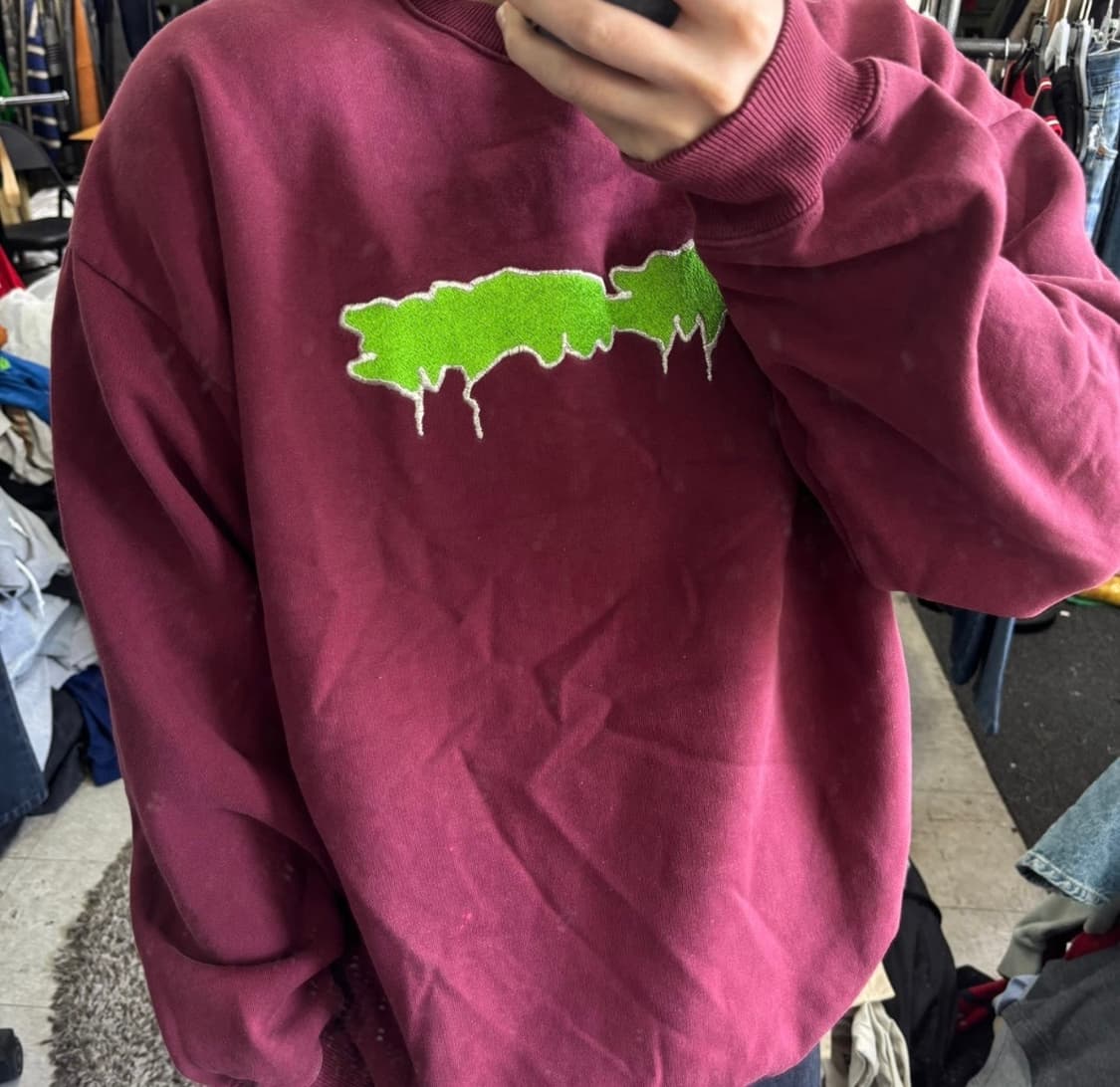 퍼킹어썸 크루넥 맨투맨 L 상품이미지1