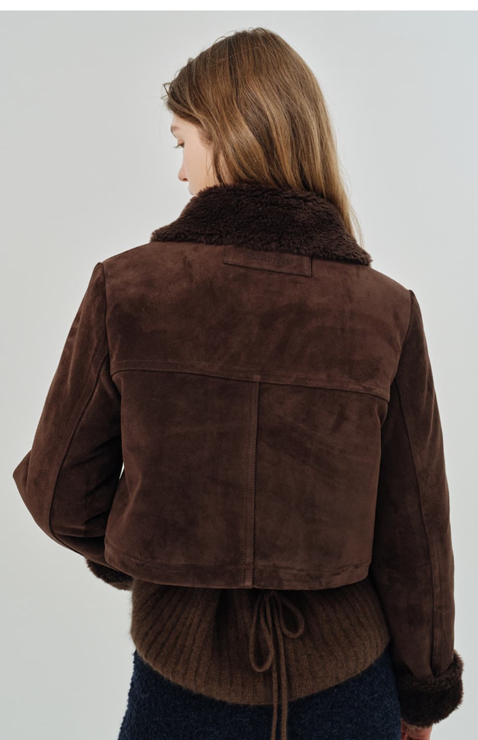 더바넷 Mont Blanc Cropped Shearling Jacket 상품이미지3