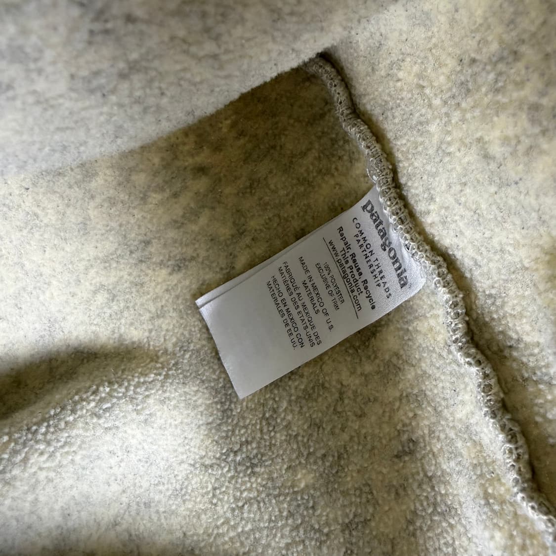 Patagonia]파타고니아 신칠라 L사이즈 후리스 [멕시코생산 상품이미지4