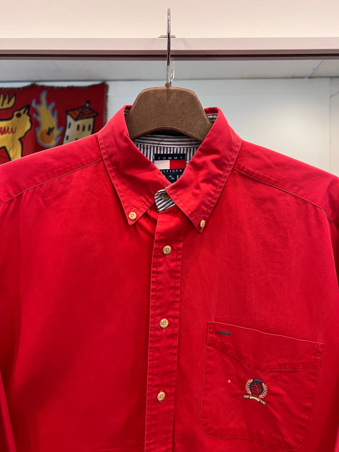 90s Tommy Hilfiger 타미힐피거 코튼 셔츠 상품이미지3