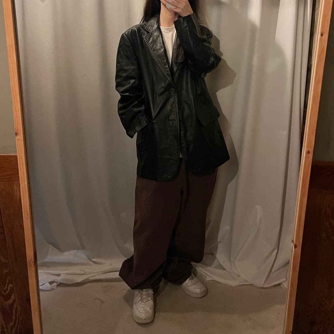 양가죽 블레이저 자켓 상품이미지4