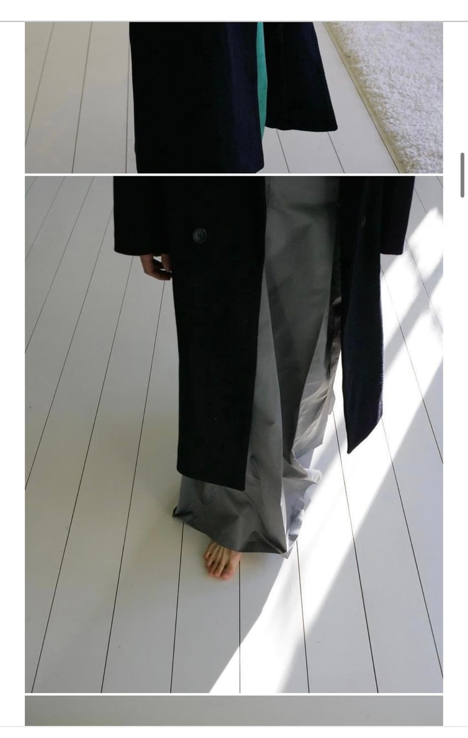 프레클 노이어덜트 핀턱 롱코트 상품이미지3