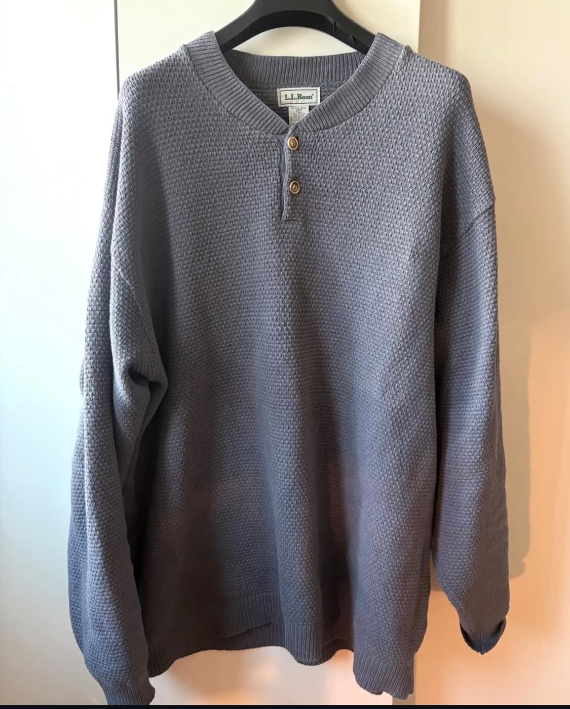 80’s L.L Bean 써멀 헨리넥 (L) 상품이미지1