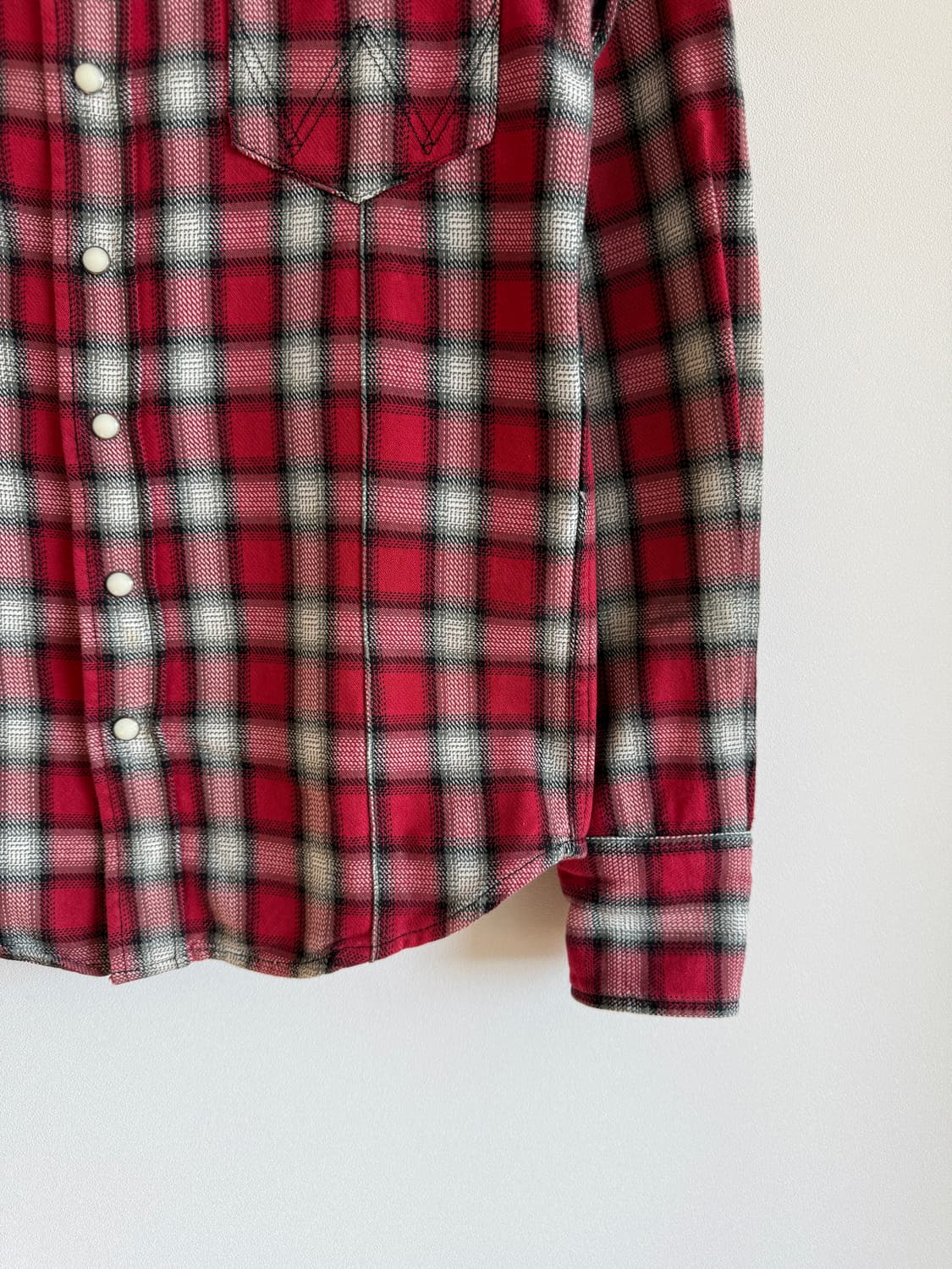 AKM X Wrangler 웨스턴 체크 셔츠 상품이미지4