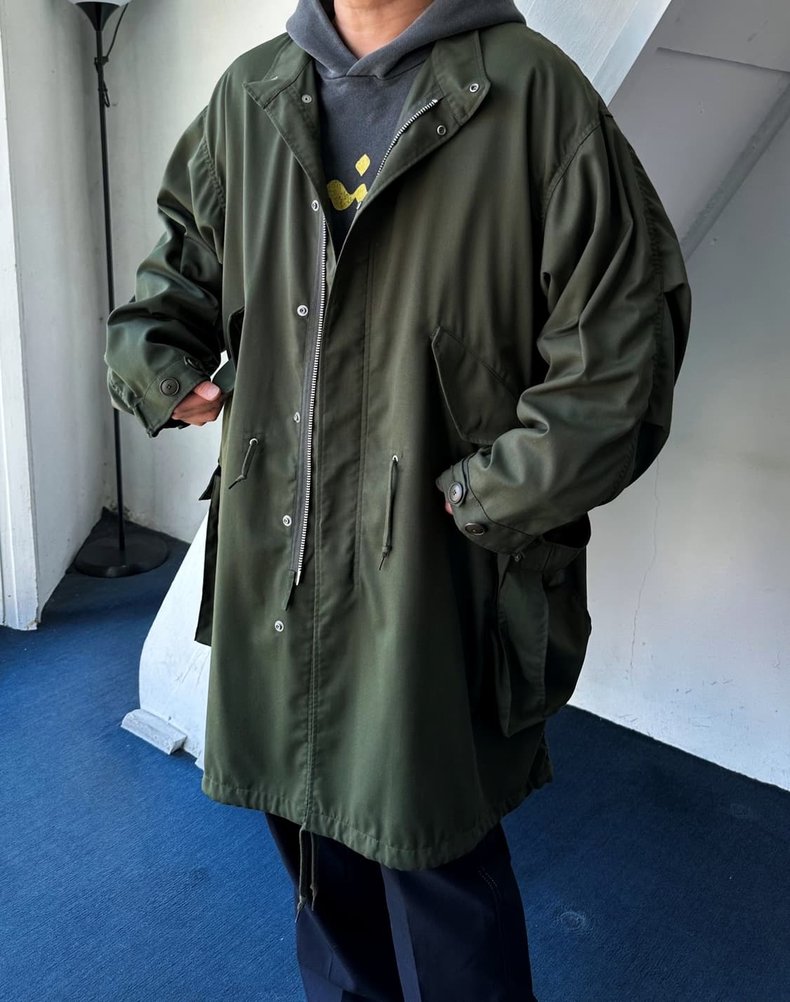 Military multi pocket BIG mods coat 상품이미지8
