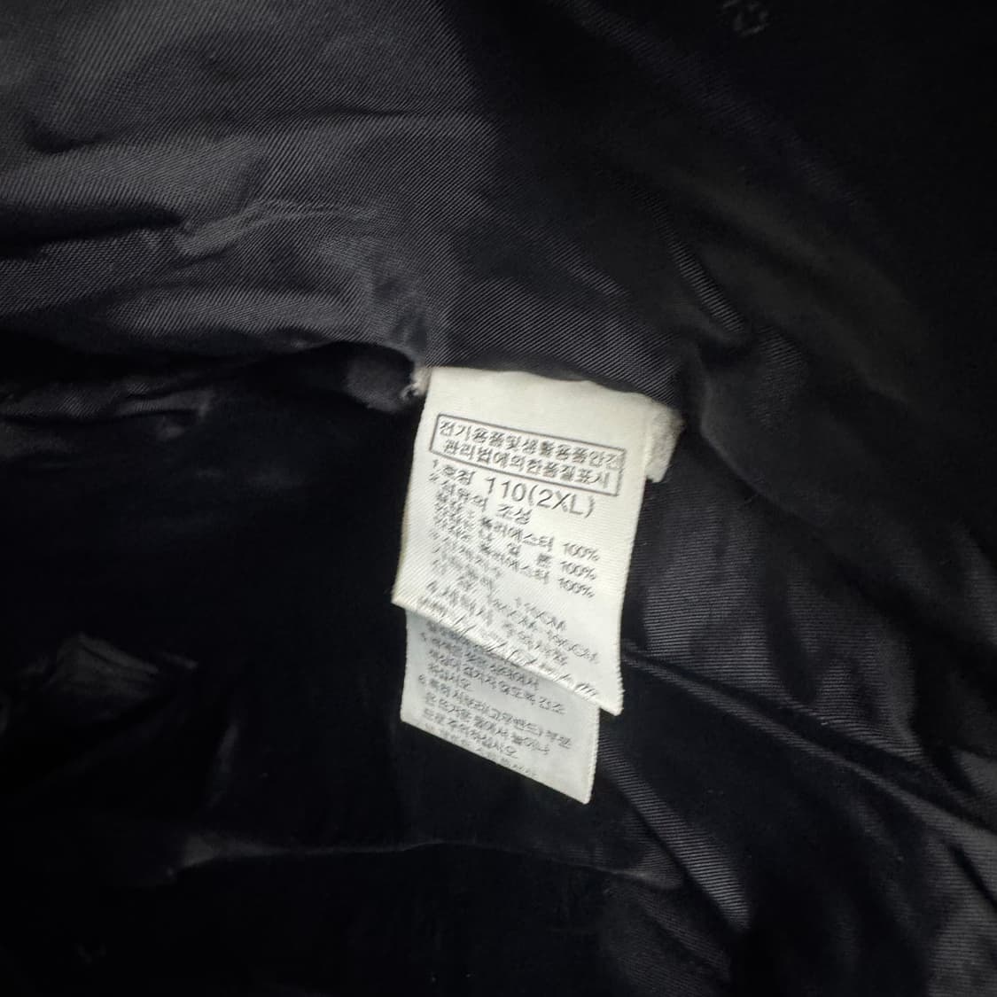 노스페이스 로고 바람막이 올블랙 상품이미지4