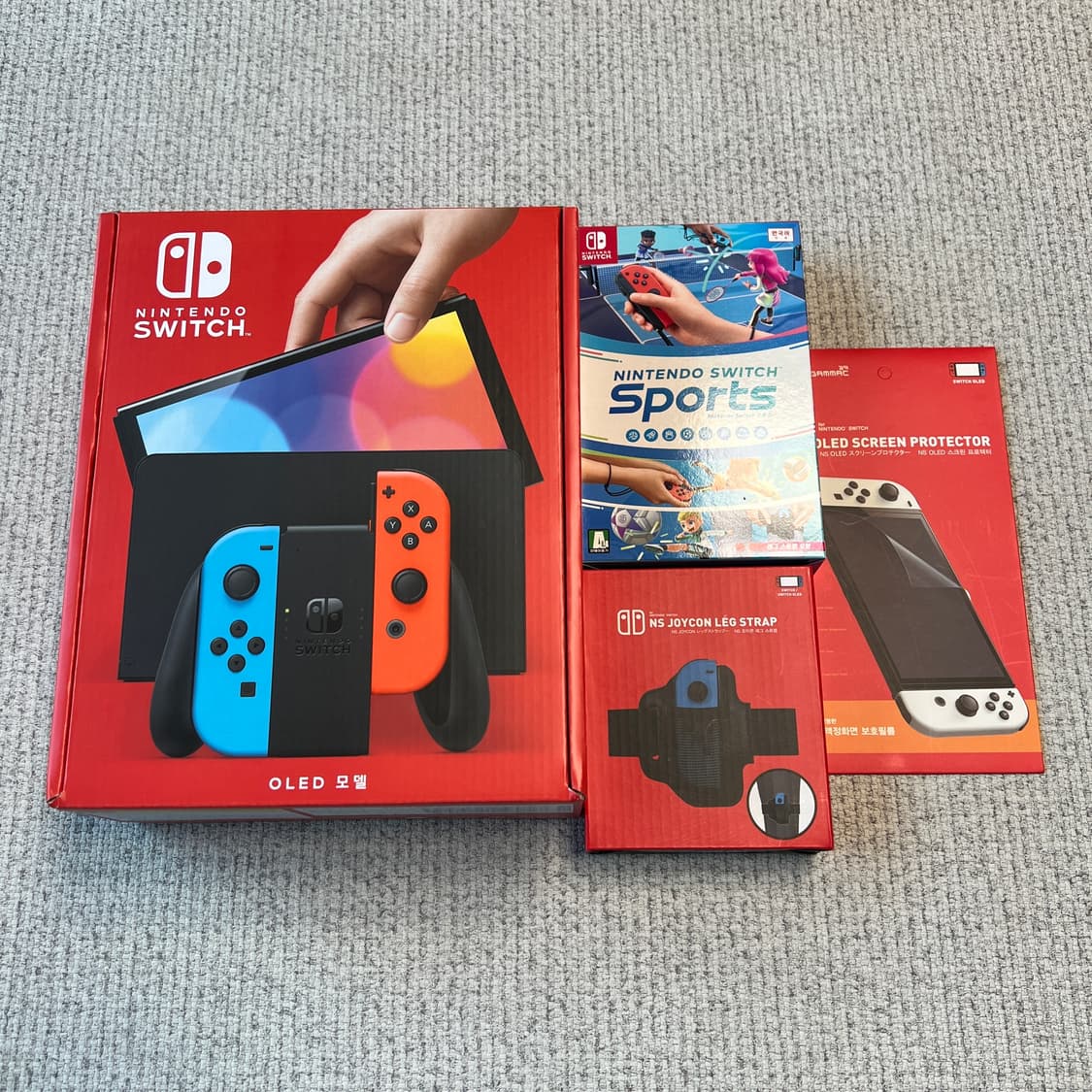 닌텐도 oled 레드블루 스포츠 미개봉 새상품 상품이미지2