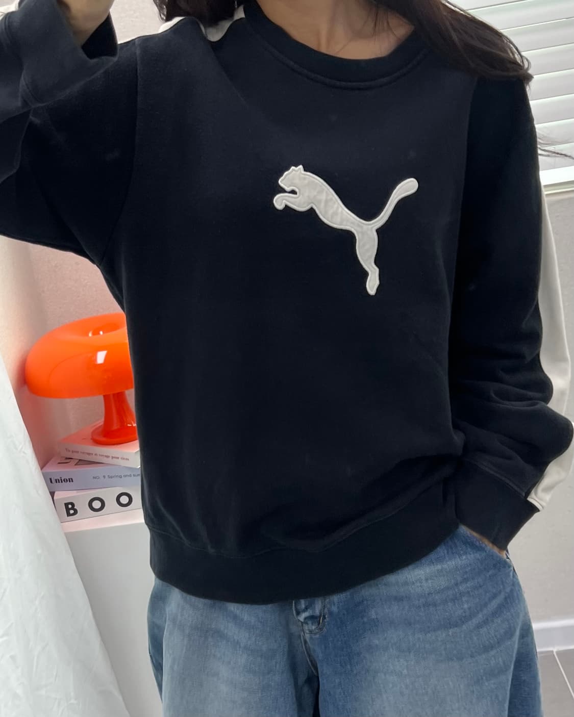 (L)90'S 퓨마 오레오 맨투맨-M1417 상품이미지7