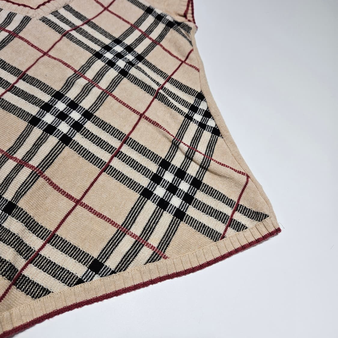 버버리 노바체크 니트 반팔[m] 상품이미지2