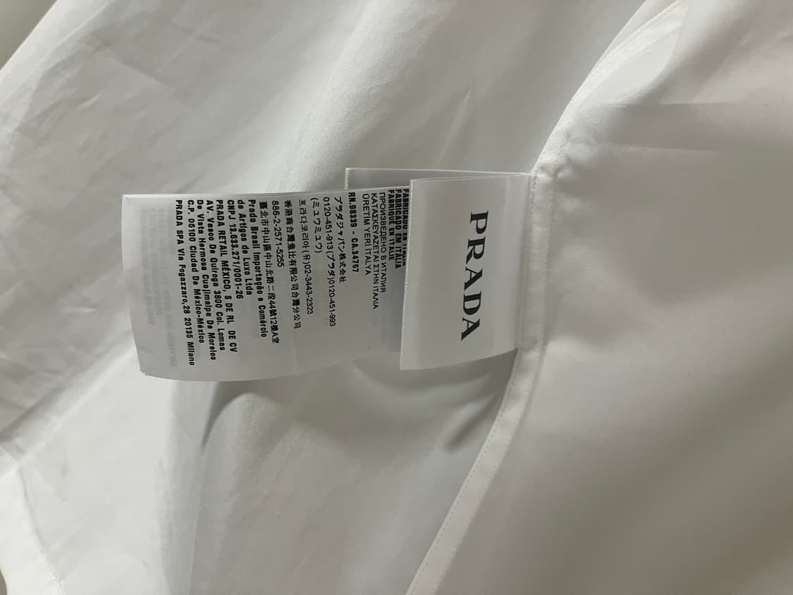 21fw 프라다 스터드 셔츠 상품이미지4