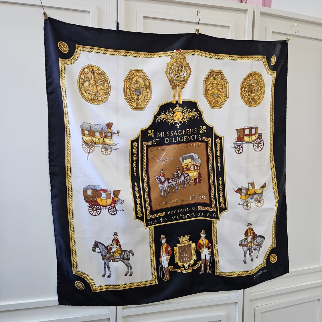 셀린느 빈티지 실크스카프 상품이미지2