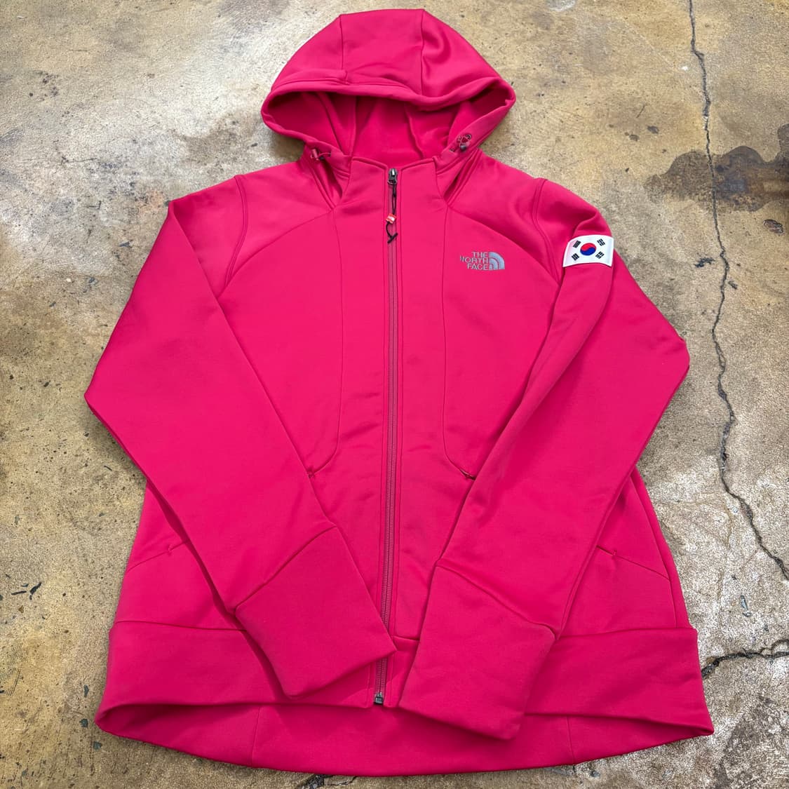 [정품/110,4XL] 노스페이스 팀코리아 기모 후드집업 b16 상품이미지2