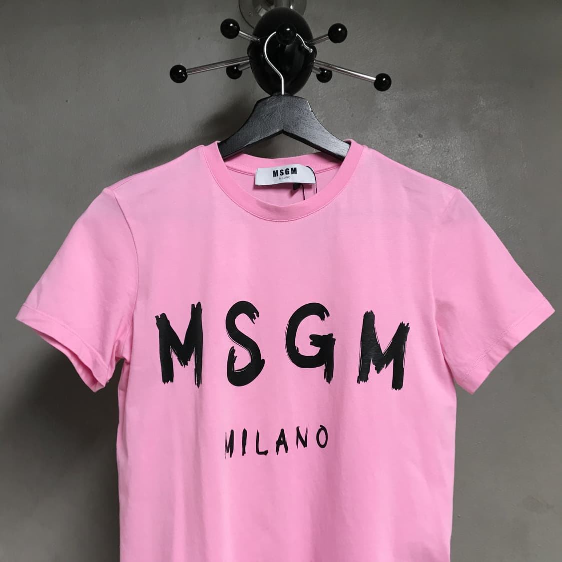 MSGM 핑크 반팔 티셔츠 XS(W) 상품이미지2
