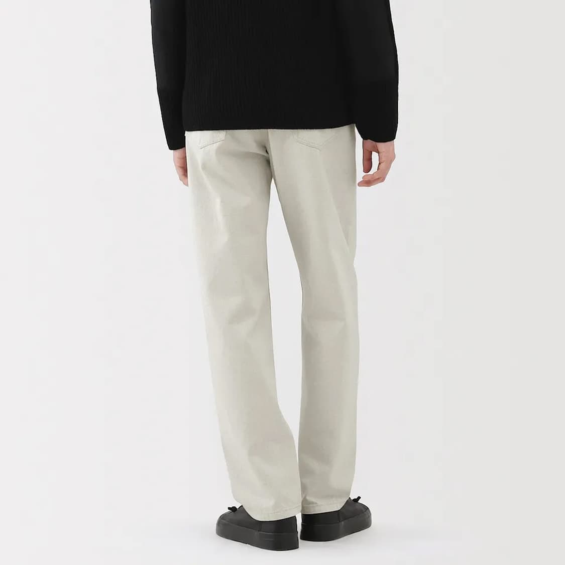 MUJI 미사용 재생코튼 혼방 5포켓 팬츠 size 32 상품이미지2