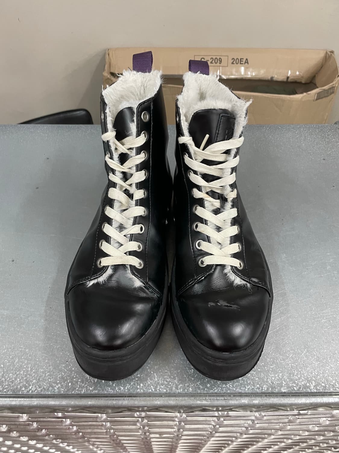 이티스 키보 올블랙 부츠 265 상품이미지5