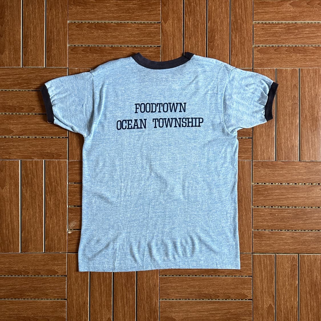 70‘s Russell athletic usa ringer 1/2 tee 상품이미지2