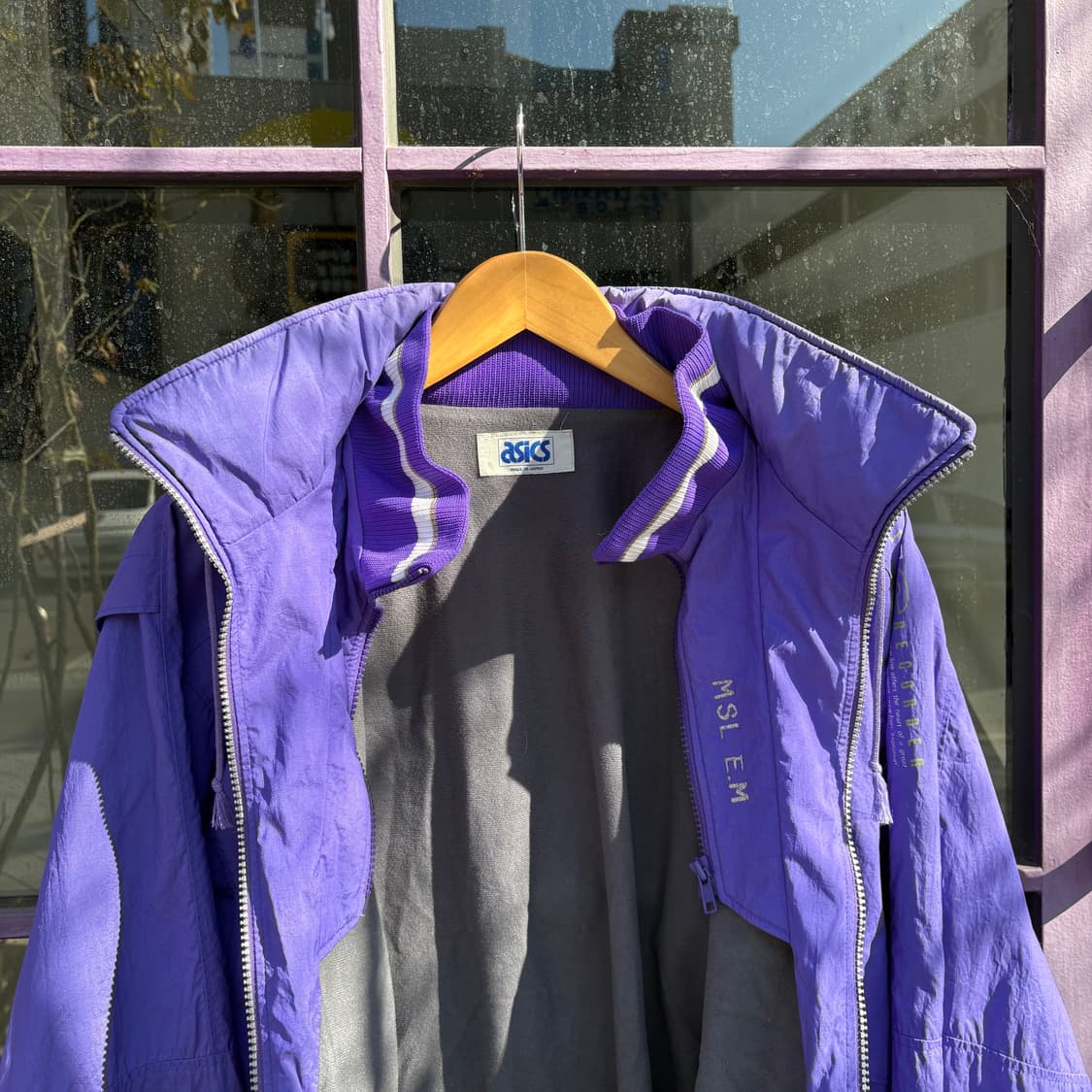 아식스 빈티지 퍼플 바람막이 상품이미지4