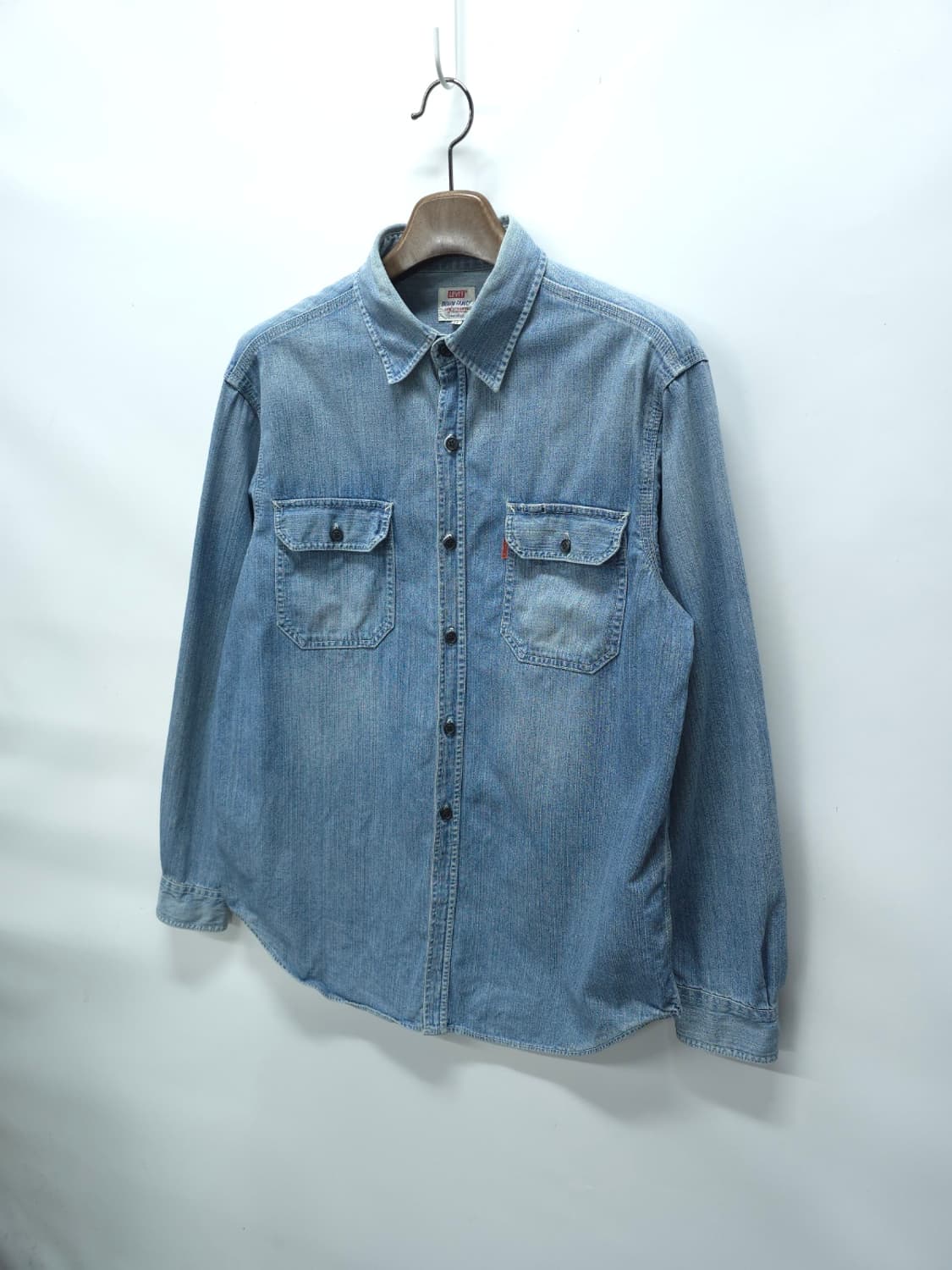 리바이스 데님 셔츠 재팬빈티지 스카이블루 100~105 상품이미지2
