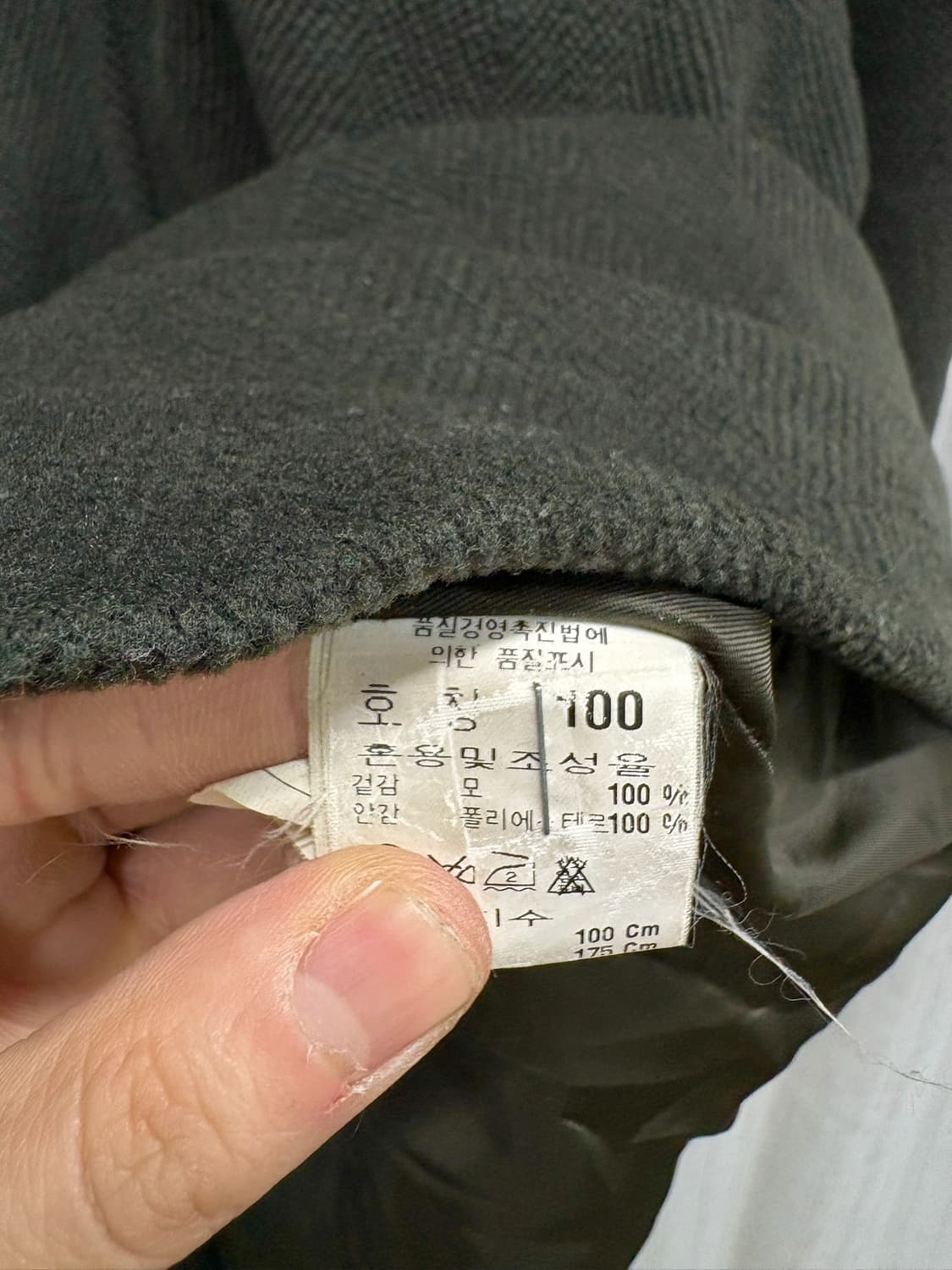 피에르가르뎅 카키 더블 브레스티드 후드 더플 코트 상품이미지8