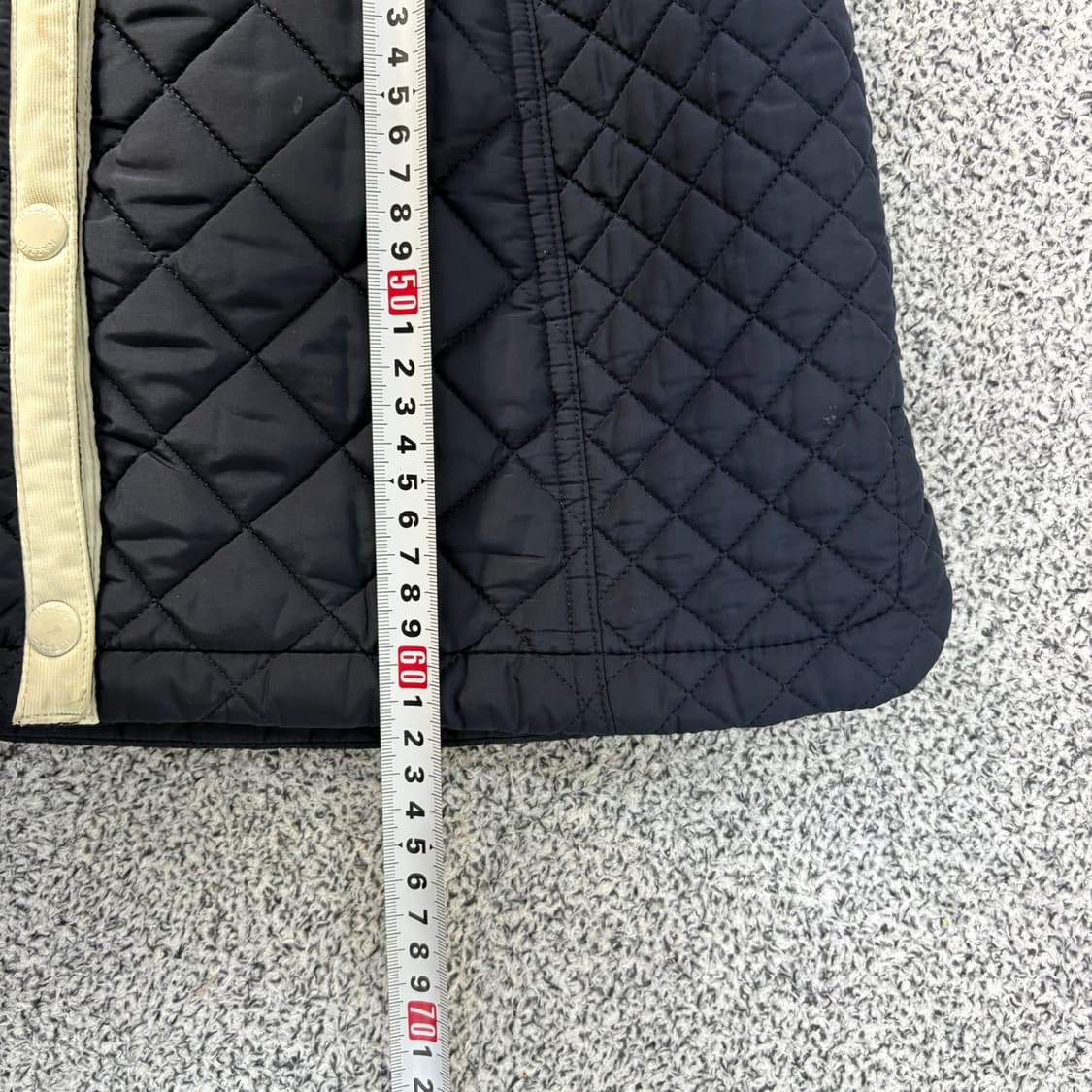 130-9Y 헤지스 퀄팅 롱 자켓 0324J 상품이미지5