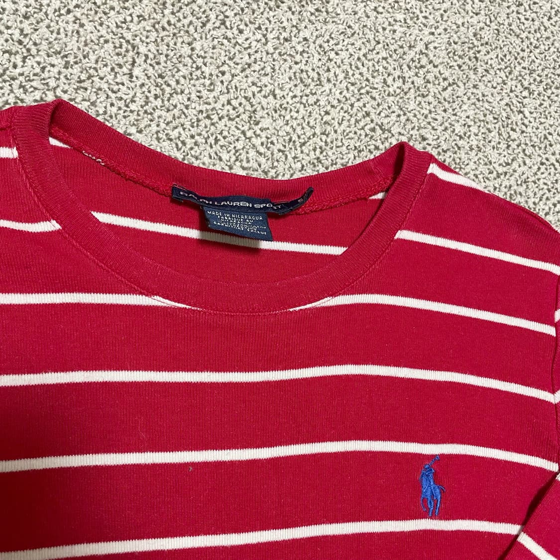 Woman's Polo Stripe T-shirt 상품이미지3