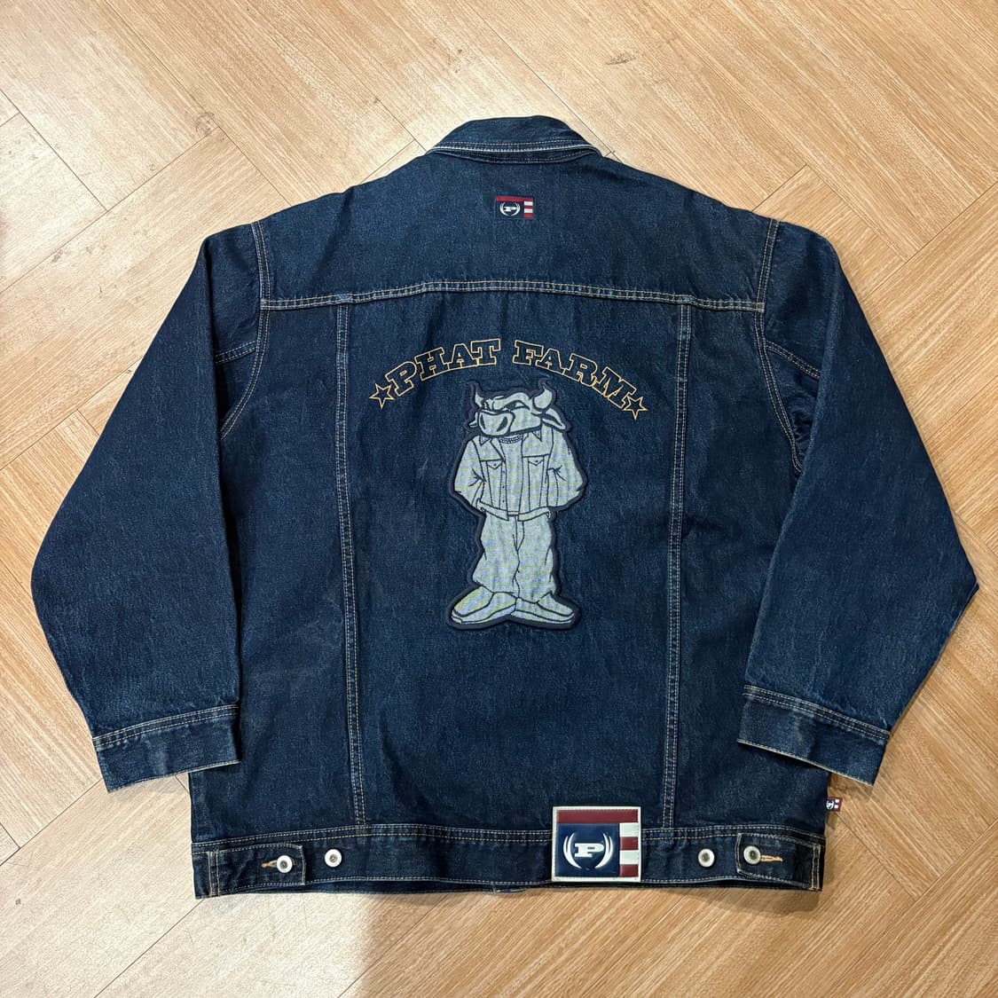 팻팜 딥블루 데님 자켓 상품이미지2