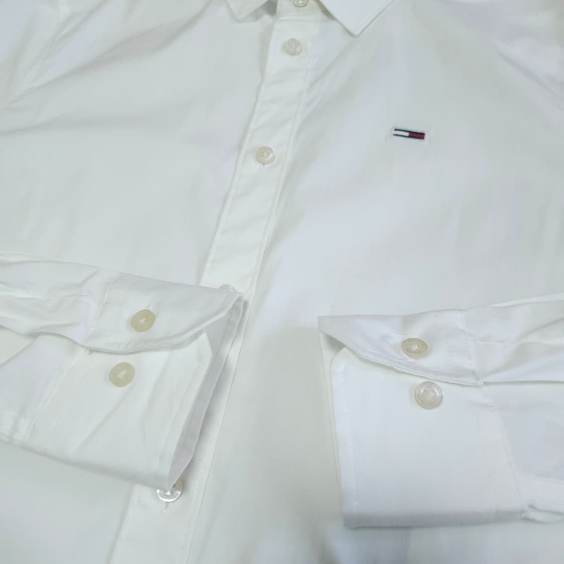 타미힐피거 흰색셔츠 남방 95-100 상품이미지8
