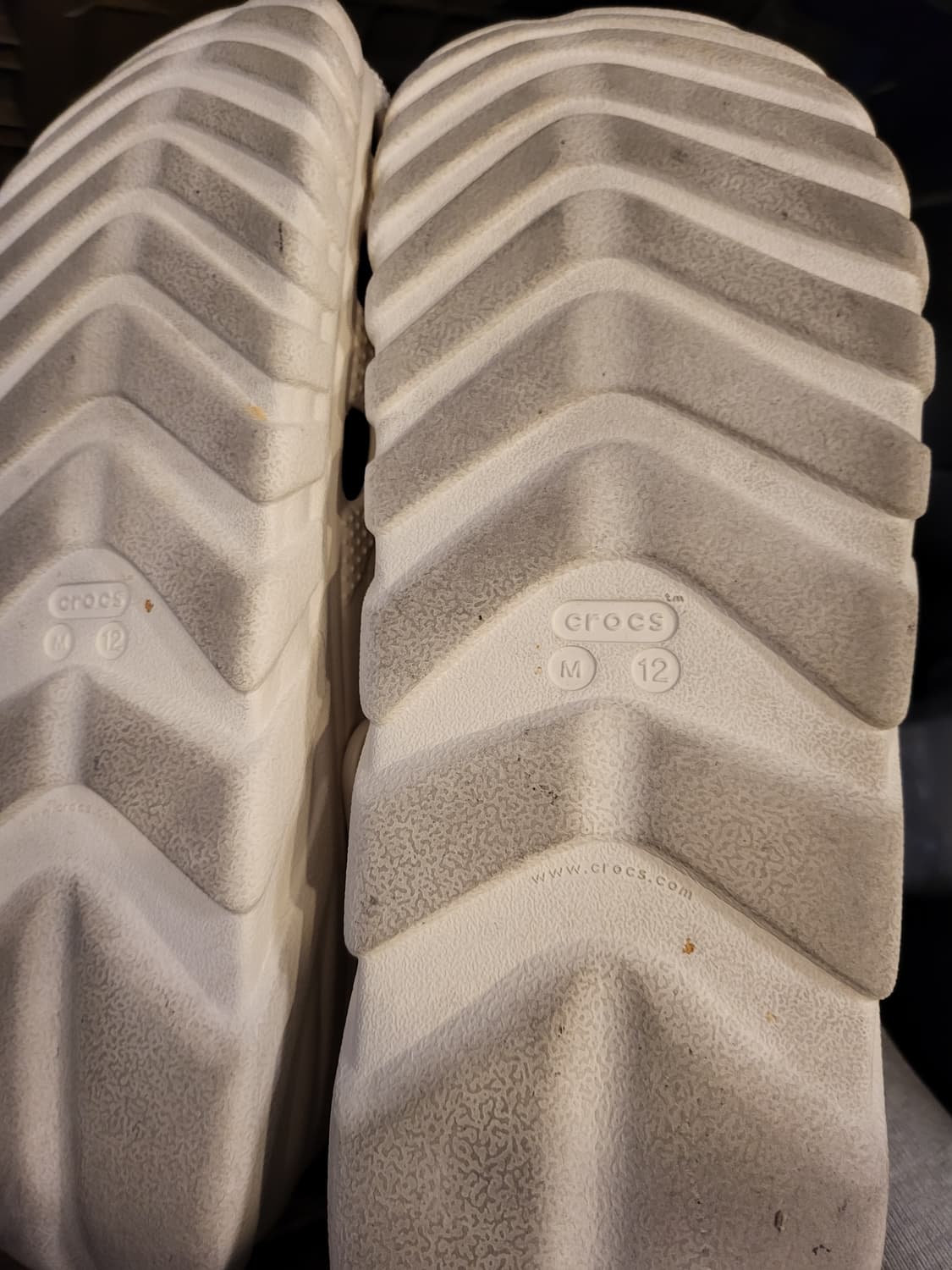 크록스 아이보리 샌들 슬리퍼 12사이즈 상품이미지2