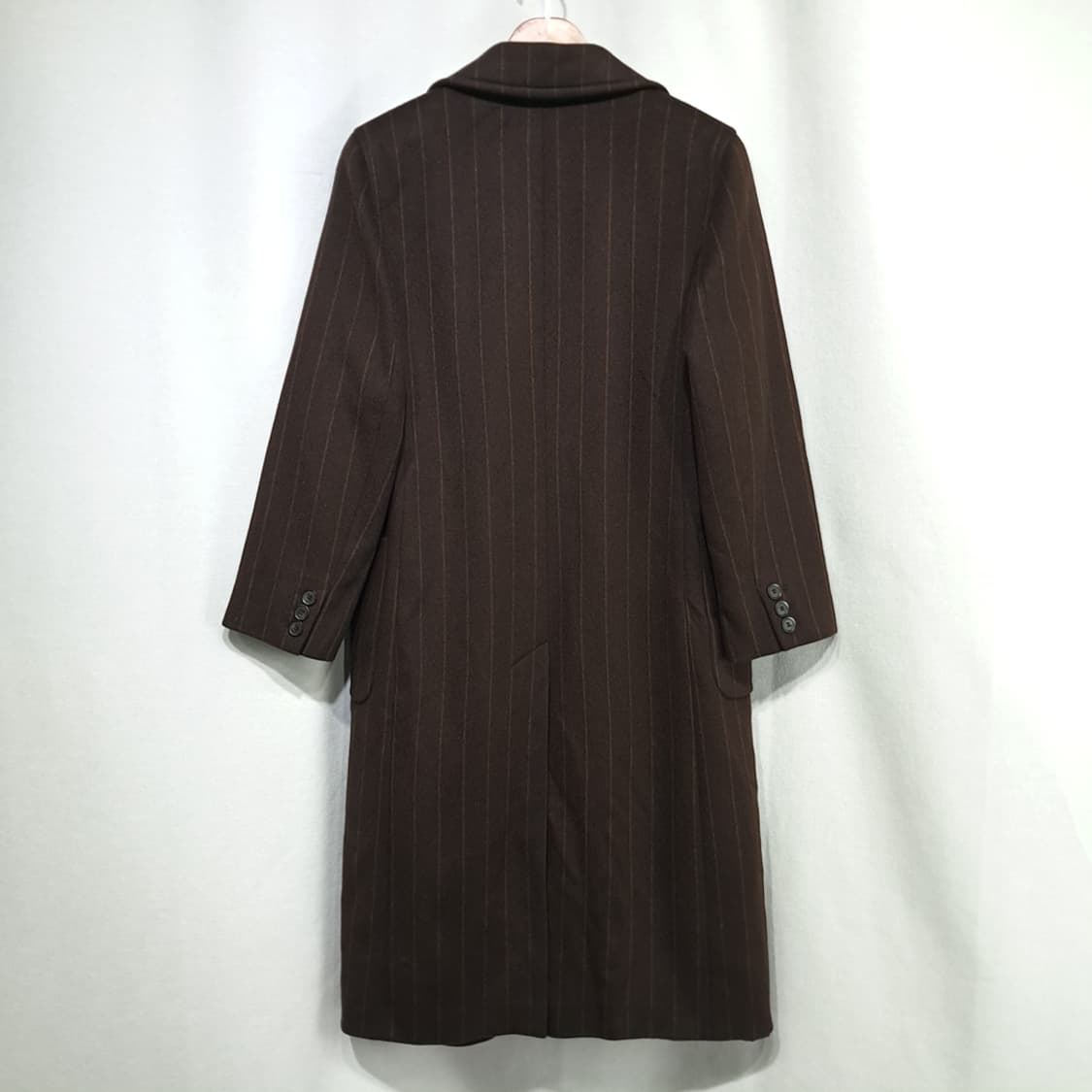 CL003 막스마라 이태리판 앙고라울 실버라벨 브라운 롱코트 상품이미지9