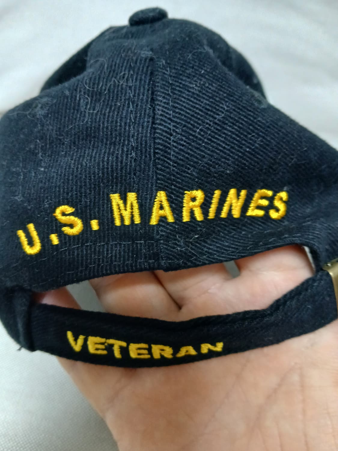 빈티지 U.S MARINNE VETERAN 모자 상품이미지2