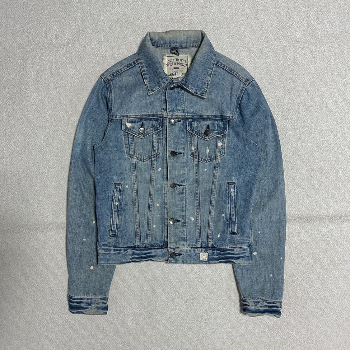 DESTROYED NORTH NOTCH 데님 자켓 상품이미지2