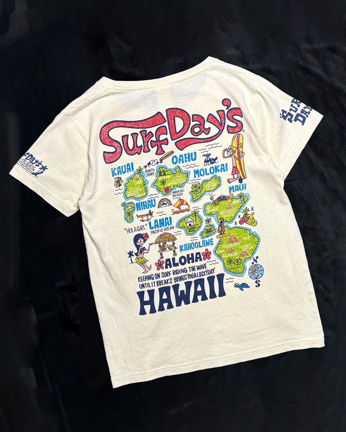 일본빈티지 SURF DAYS 반팔티 상품이미지1