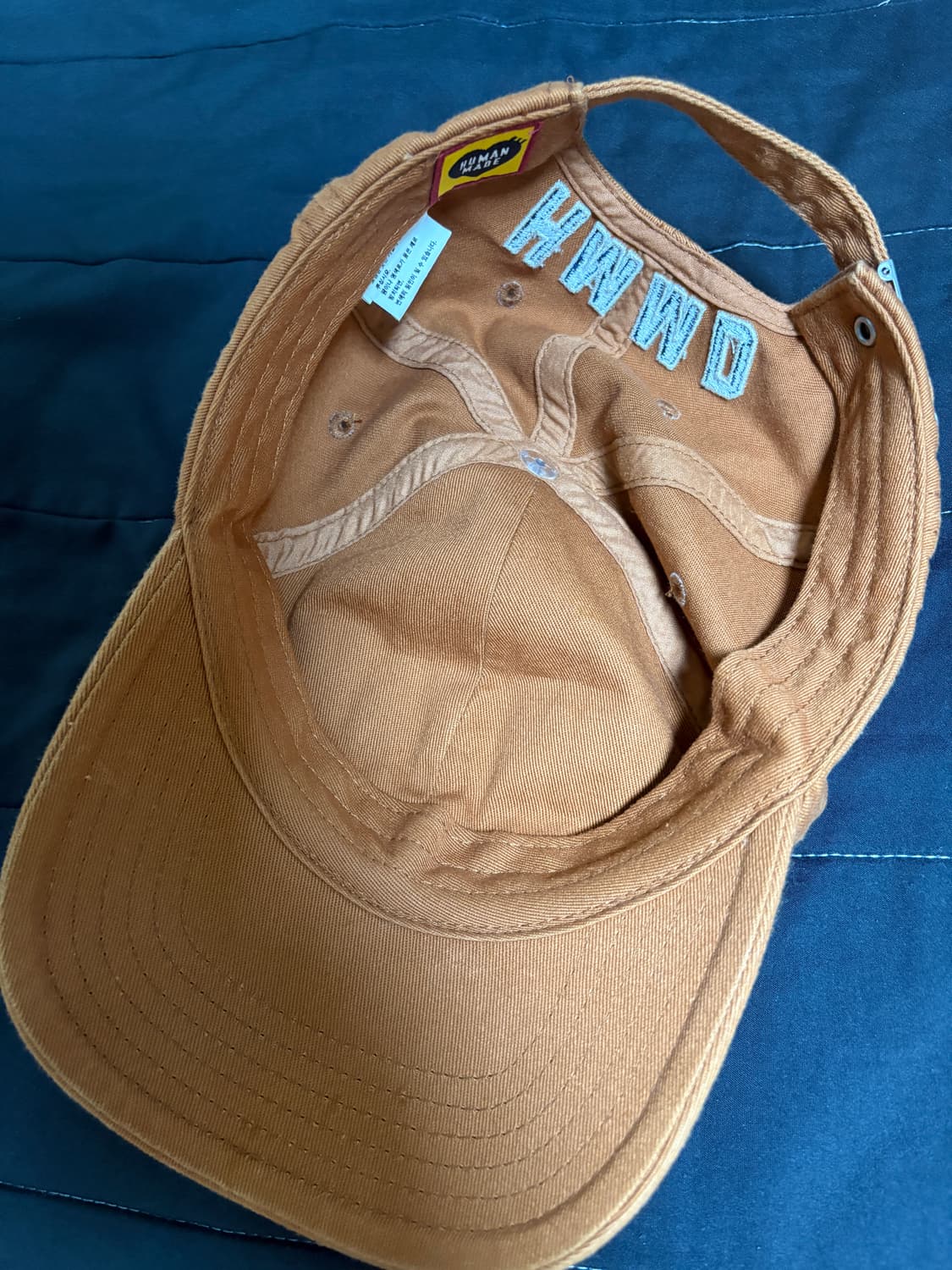 휴먼메이드 6 panel cap #2 오렌지 상품이미지4