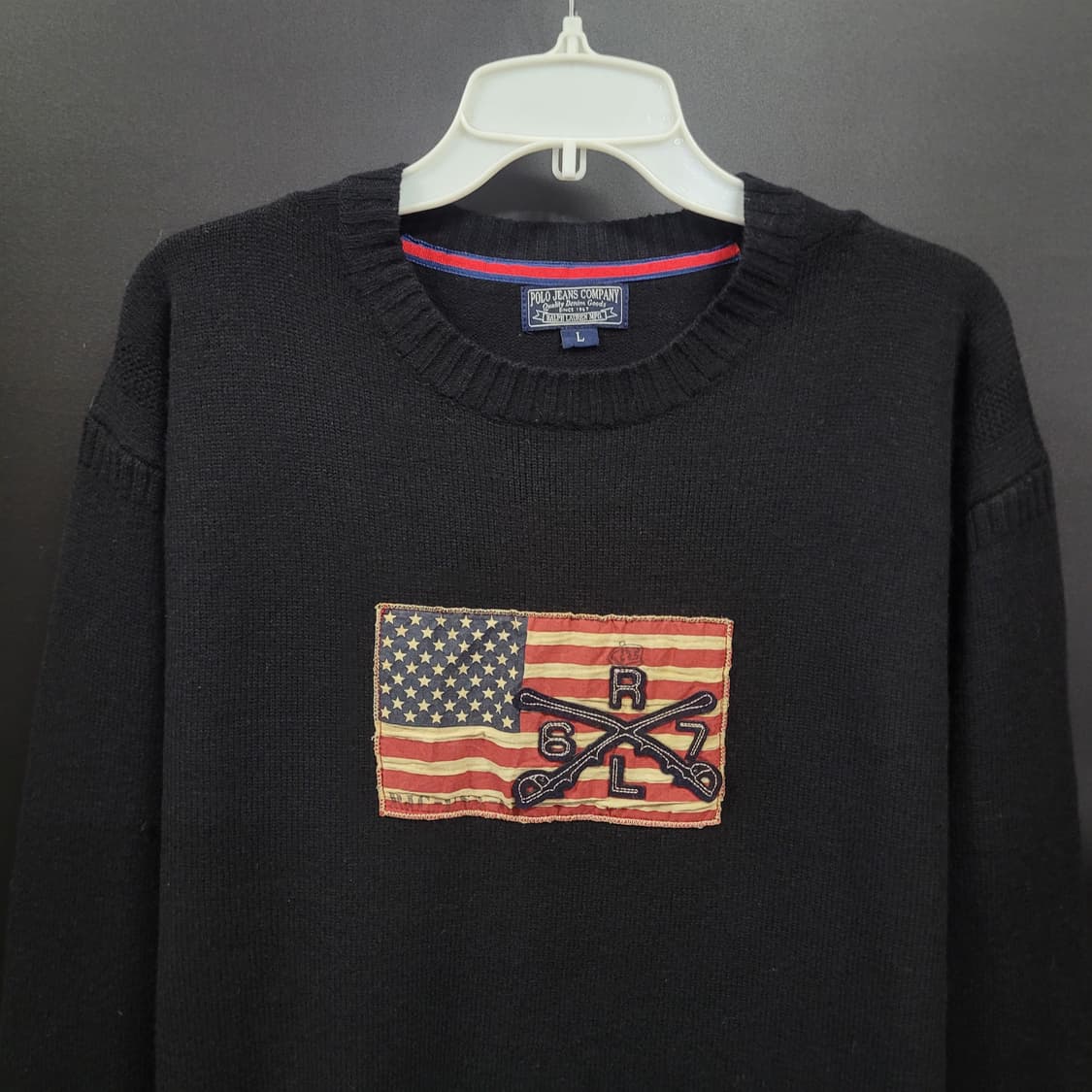 POLO JEANS 랄프로렌 성조기 성조기 울니트 상품이미지2