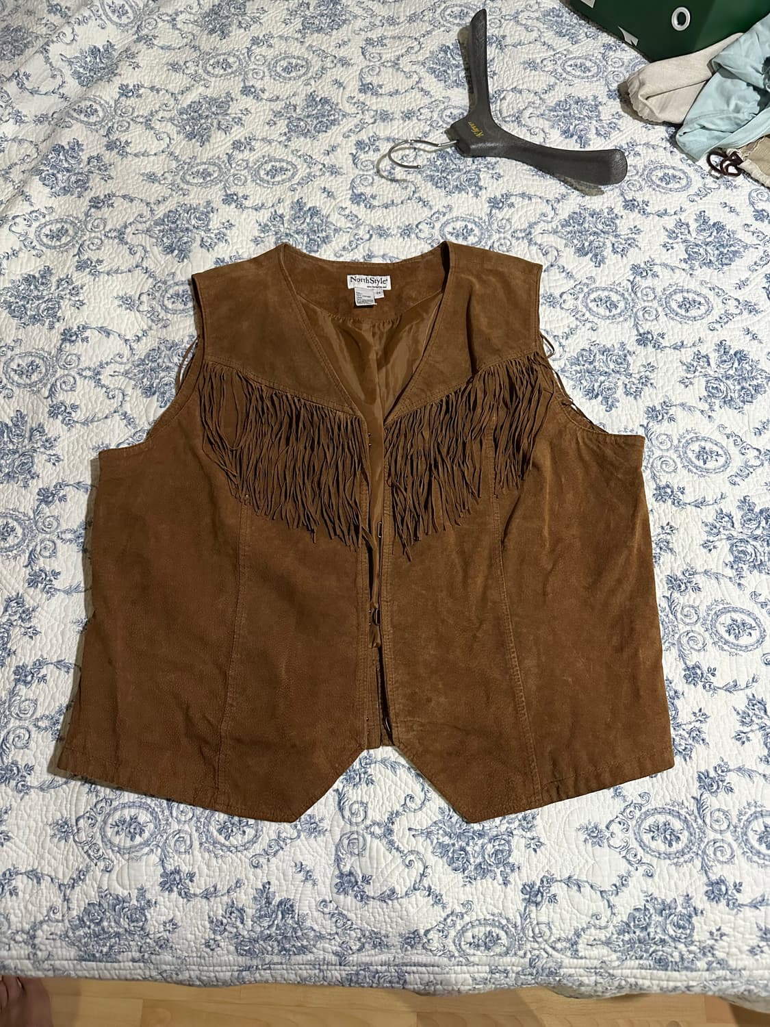 빈티지 가죽 베스트  상품이미지1