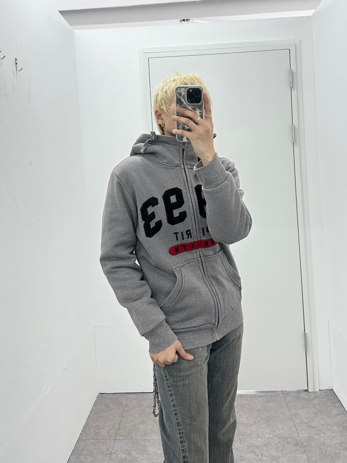 Litmus fur hood zip up 상품이미지1