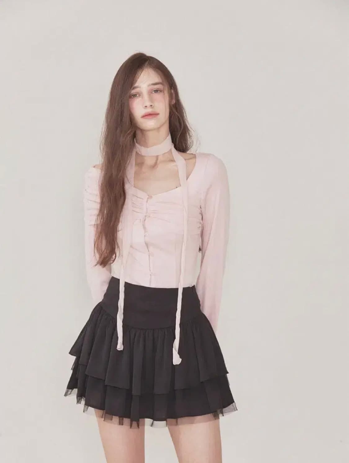 낫유어로즈 사샤 스커트 s 블랙 상품이미지1