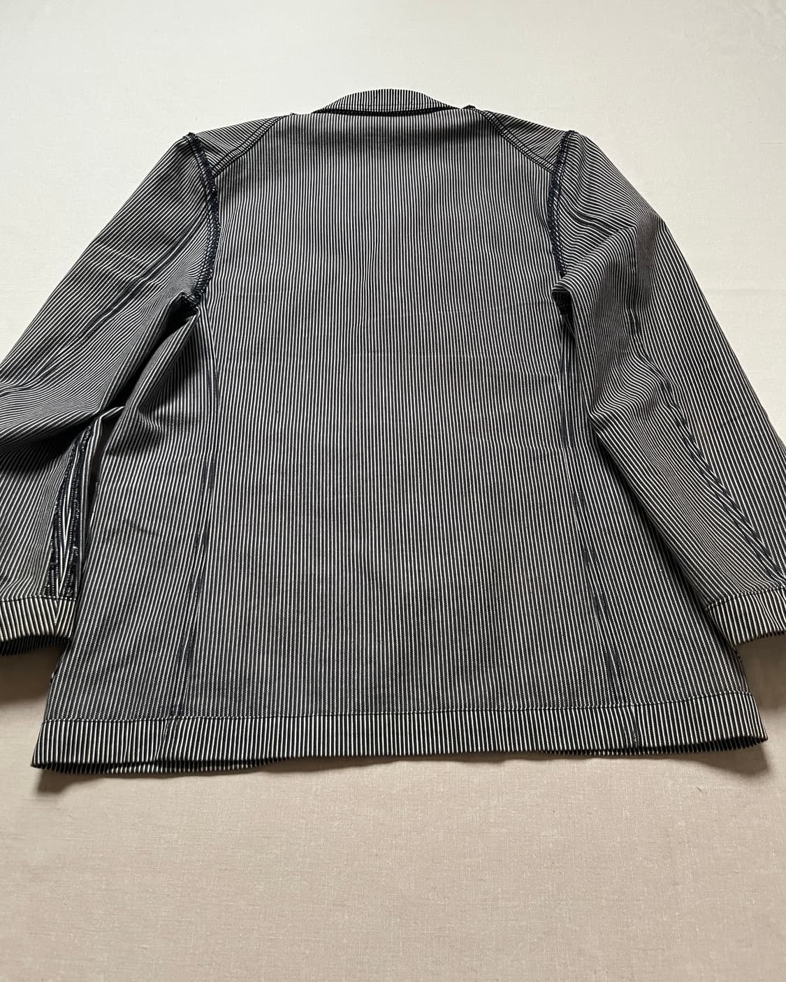 꼼데가르송 옴므플러스 02ss 스트라이프 테일러드 자켓 상품이미지4